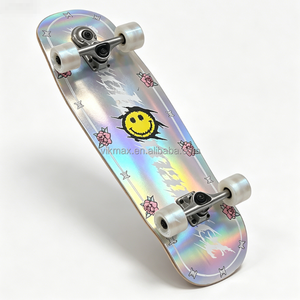 สเก็ตบอร์ด Smiley Land Surf ขนาด 31 นิ้ว, สเก็ตบอร์ดครุยเซอร์ไม้เมเปิ้ลสำหรับผู้ใหญ่ - Product Image 3