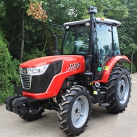 Ventes directes d'usine 120HP 4WD roue tracteur agricole avec Lutong Services fiables et bon prix