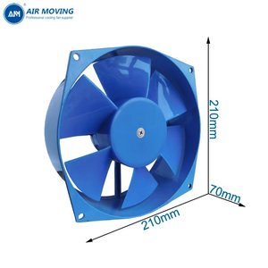 Ventilateur axial AC AM200FZY7-D 210*210*70mm à deux pales rotatives 220V/380V Personnalisation OEM ODM - Product Image 4