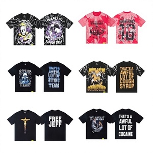 T-shirts en coton <span class=keywords><strong>de</strong></span> haute qualité pour hommes, personnalisés avec motif 'Awful <span class=keywords><strong>Lot</strong></span> of Cough Syrup', vente en gros - Product Image 1