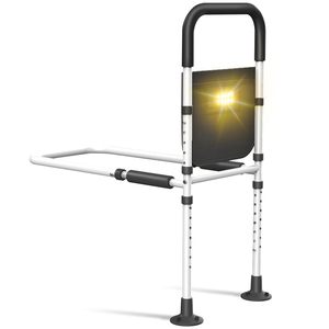 White Elderly <strong>Safety</strong> <strong>Bed</strong> <strong>Rails</strong> Bedside <strong>Rail</strong> Guardrail for Seniors - Product Image 1