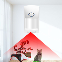 Focus-détecteur de mouvement infrarouge sans fil, batterie 1.5V, 433MHz, alarme, couleur blanche, d'intrusion compatible avec les animaux, 25kg