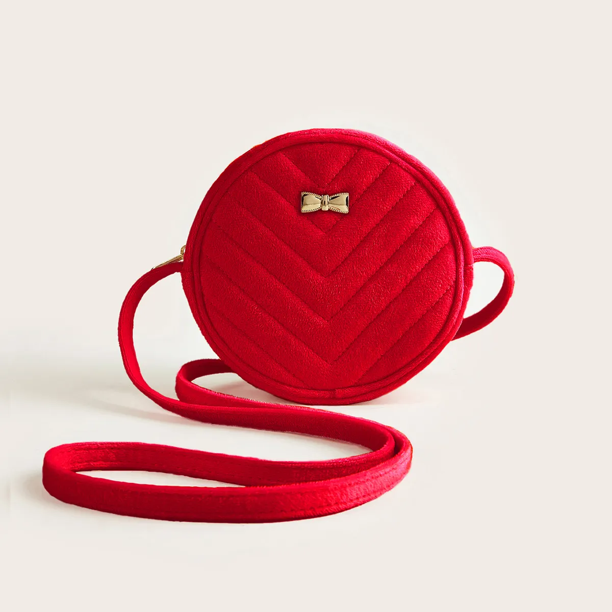 red crossbody bag