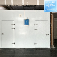 Chambre Froide Économe en Énergie Entièrement Personnalisable Température Tension Dimensions de la Porte Compresseur Emerson Copeland pour Tous Types de Stockage Alimentaire