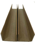 Protection d'angle en papier en forme de U imperméable sur mesure, bordure en carton pour l'emballage de palettes
