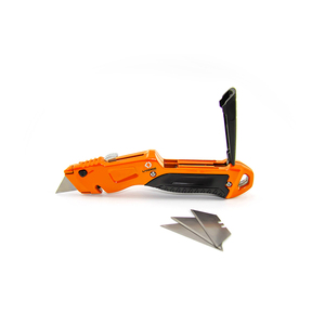 Cuchillo Raspador Multiusos Plegable de Acero Inoxidable, Cuchillo Multiusos Industrial Automático con Hoja Fija Plegable - Product Image 4