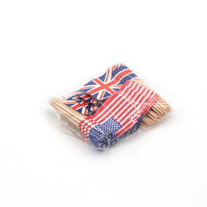 <span class=keywords><strong>Mini</strong></span> Palillos de Bambú Desechables para Hamburguesas con Impresión de Logotipo Personalizado, Palillos para Cócteles con Empaque Personalizado, Bambú Natural - Product Image 5