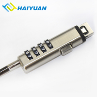 Kunci Kabel USB Anti Maling Universal Steel untuk Laptop, Rantai Pengaman Komputer dengan Kode Kombinasi Kata Sandi