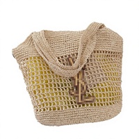 Sac à main pour femme personnalisable en usine, design en paille PP tressée, sac à bandoulière grande capacité, style minimaliste, fermeture magnétique