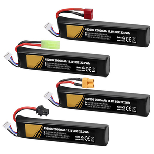 Batterie liquide rechargeable Looybat Shenzhen pour pistolet <span class=keywords><strong>jouet</strong></span> électrique, modèle Slim 452096 30C 11.1V 2000mAh, certifiée CE, 1000 cycles - Product Image 4