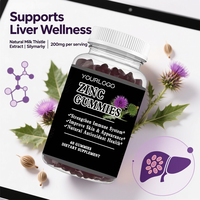 Complément alimentaire naturel à base de chardon-marie pour la santé du foie - Soin et protection hépatique - Bonbons gélifiés pour adultes