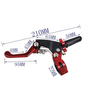 Accesorios para Moto, Palanca de Freno Plegable CNC Anticaída 360° para Motocicleta ° Palanca de Embrague de Fácil Extracción Apta para CQR, KL, KTM - Product Image 3