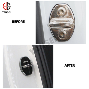 Cubierta de bloqueo de puerta de coche, accesorios para <span class=keywords><strong>Volkswagen</strong></span> Jetta Passat CC <span class=keywords><strong>ID3</strong></span> ID4 ID5 Golf 7 <span class=keywords><strong>Polo</strong></span> - Product Image 3