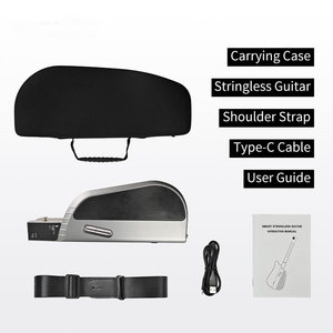<span class=keywords><strong>Chitarra</strong></span> Giocattolo Smart Silenziosa Elettrica Pieghevole Senza Corde Ricaricabile <span class=keywords><strong>per</strong></span> Principianti da Campeggio con Canto Automatico Effetto One-Man Band - Product Image 2