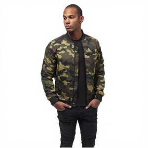 Chaqueta Bomber Varsity para Hombre, Estilo Aviador, Acolchada, Reversible, de Lona, con Bordado, para Otoño/Primavera/Invierno - Product Image 4
