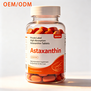 Cápsulas de Astaxantina de Marca Privada OEM, Extracto Natural de Haematococcus Pluvialis, Apoyo para la Salud Ocular y de la Piel, Empaque Personalizado - Product Image 1