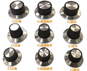 BONENS Bouton de potentiomètre 6,0 mm/6,4 mm avec cadran gradué - Product Image 3