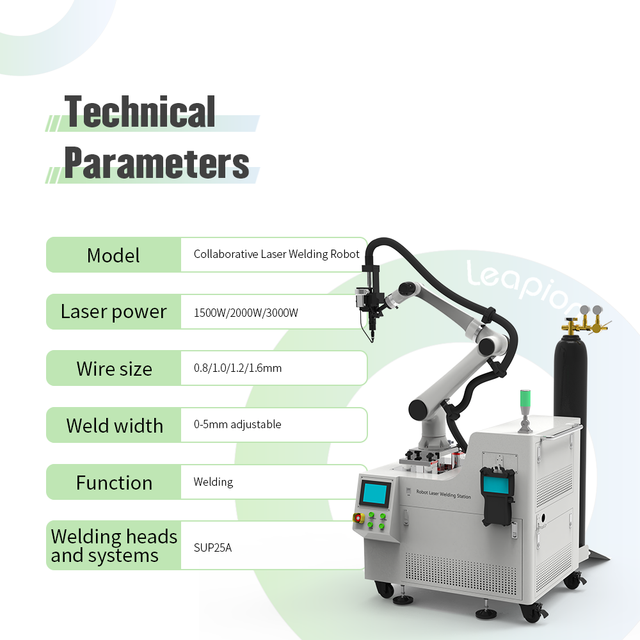 Cheap Laser Welding Automatic Raycus Fiber Welding Robot with Positioner 2000w Cnc 6 Axis Robotic Arm Laser Welders for Metal