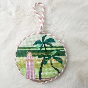 Handmade needlepoint vải cửa treo với thiết kế trừu tượng thêu tường nghệ thuật cho phòng khách hành lang trang trí Giáng sinh - Product Image 5