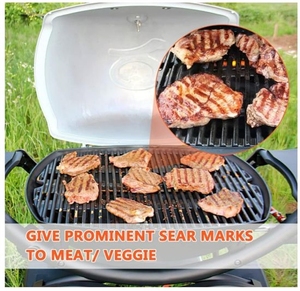 Lot de 2 grilles de cuisson 7584 7646 pour <span class=keywords><strong>Weber</strong></span> en fonte - Product Image 5