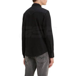 Concevez Votre Propre Logo Hommes Jeans Chemises Plus La Taille Hommes Jeans Chemises Dernier Design Hommes Jeans Chemises - Product Image 4