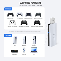 JYS 2025 Joystick y adaptador de controlador de juego compatible con PS5/PS4/NSW/PC/Android