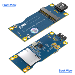 มินิ PCI-E ไปยัง USB 2.0อะแดปเตอร์มาตรฐานซิมสล็อต9Pin สาย USB โมดูลโมเด็ม3G/4G /lte อุตสาหกรรมเดสก์ท็อปใช้สีฟ้า FR4สต็อก PCB - Product Image 2