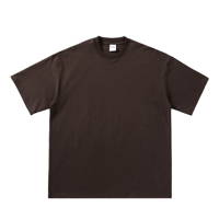 T-shirt décontracté unisexe pour adulte en coton peigné de 280 grammes, à manches courtes, col rond, coupe ample, avec logo personnalisé, été