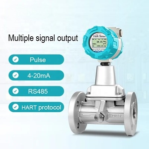 เครื่องวัดการไหลแบบวนวนสเตนเลสสตีลสำหรับก๊าซ ใช้พลังงาน 24V  พร้อมสัญญาณเอาต์พุต 4-20mA  รองรับ OEM ปรับแต่งได้สำหรับการวัดอากาศอัด - Product Image 6