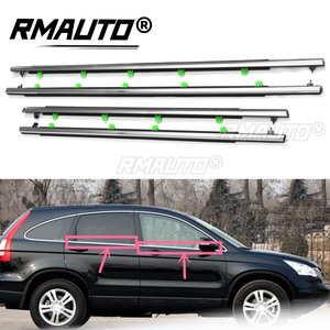 ขอบยางขอบกระจกรถยนต์ สำหรับ Honda CRV CR-V ปี 2007-2011  ซีลกันน้ำ  ขอบยางประตูโครเมียม สำหรับ CR-V - Product Image 1