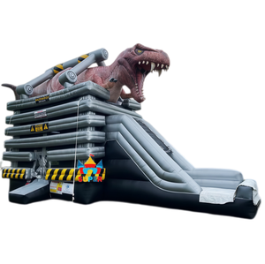 Tobogán Acuático Inflable 3D de Dinosaurio T-Rex con Casa de Brinco, Ideal para Fiestas Infantiles, Juego al Aire Libre y Negocios de Alquiler - Product Image 4