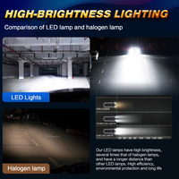 300W 50000lm ampoule de phare à led haute luminosité 6000k phares de voiture à Led phares de voiture H1 H4 H7 9005 9006 H11 led