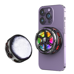 Hot Bán 4-Tốc Độ AI Thông Minh Điều Khiển Nhiệt Độ Hiển Thị Kỹ Thuật Số Điện Thoại Di Động Tản Nhiệt Trò Chơi Mát Với Vòng Ánh Sáng - Product Image 4