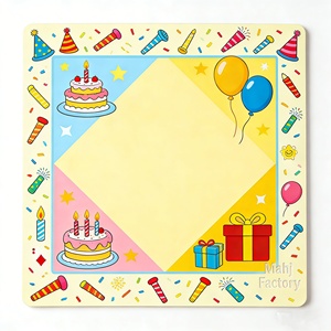 Tapis de jeu réversible en cuir vé<span class=keywords><strong>g</strong></span>étalien 33x33 pouces, résistant aux rayures, bords cousus, pour Mahjong, Dominos et jeux de société - Product Image 5