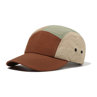 Vente en gros Snapback étanche course à cinq panneaux casquette de camp casquette de baseball sport casquette en nylon 5 panneaux casquettes et chapeaux