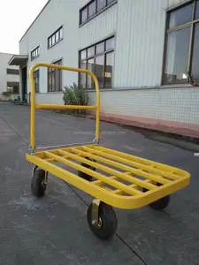 Carrito de mano de hierro con plataforma plegable, carrito Industrial de alta resistencia personalizable, Color MW, 300kg