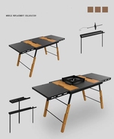 SM-IGTN Design moderne en aluminium Portable Camping Table de cuisine multifonctionnel mobilier de salle à manger en plein air essentiel pour les entrepôts