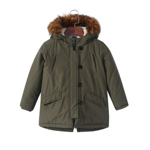 Vestes d'hiver/automne pour garçon et fille, <span class=keywords><strong>manteau</strong></span> rembourré pour adolescents, vêtements d'extérieur, avec capuche pour enfants, nouvelle collection - Product Image 3
