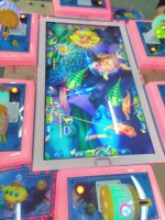 Machine de jeu de pêche à pièces pour 6 personnes Machine d'amusement de jeu d'arcade de poisson à haut profit pour FEC