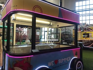 Outdoor Street Concession Food Trailer Mobile Fast Food Truck with Full Kitchen for Hotdog & Ice Cream Sales in USA - Product Image 4