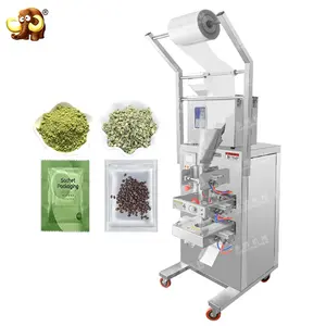 Four Side Seal Machinery 1-100G Grain Snus Chilli Pepper Spice Milk Tea Powder Food Bag Filling Packaging Machine