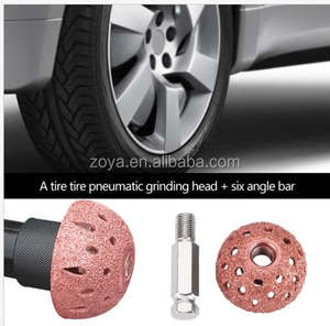 Herramienta de reparación de automóviles 50*25MM Contour Cup Grit 60 Herramienta abrasiva Escofinas circulares Herramienta de pulido Reparación de neumáticos - Product Image 6