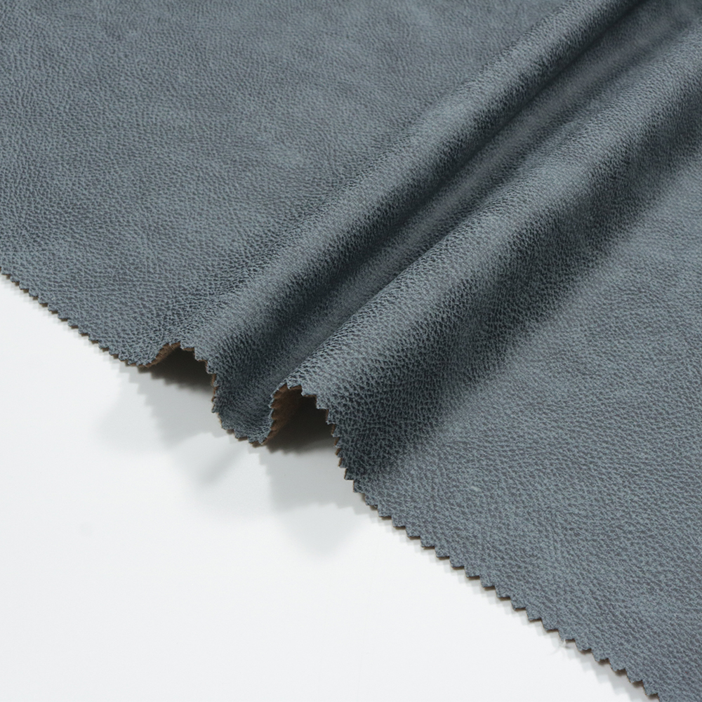 Haida Textile Factory Customized Microfiber Synthetic Leather Material Stocklot Price Per Meter