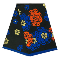 Nouveau Produit Phare : Tissu Ciré Javanais Africain Personnalisé en Polyester Effet Or