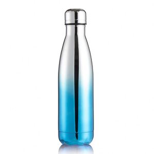 Custom 500Ml Electric Plating Stainless Steel Thermos Insulated Cross-Border Gift Sports <b>Bowling</b> Coke Water Bottle Flask - Product Image 2