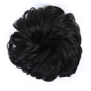 Tổng hợp tóc lộn xộn Bun hairpiece-xoăn tóc scrunchie đàn hồi tóc updo và nhiều tùy chọn màu sắc - Product Image 1