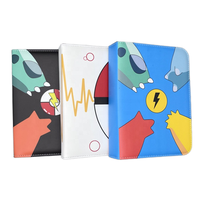 Álbum de Cartas Coleccionables de Béisbol y Pokémon de Cuero Personalizado con 9 Bolsillos para Tarjetas Toploader