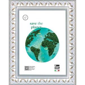 CADRE PHOTO SIRANI EN RÉSINE ET CRYLEX BLANC 13X18CM - Product Image 1