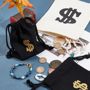 Bolsa de Calicó con Cordón y Logotipo Personalizado de Fábrica, para Guardar Bolsos - Product Image 4