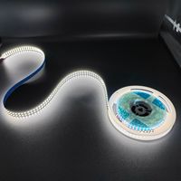 Alto Lumen SMD2835 DC12V 24V 240LEDs/M Dos filas 10mm 15mm Ancho Blanco cálido IP20 IP67 Tira de luz Led flexible para decoración de oficina